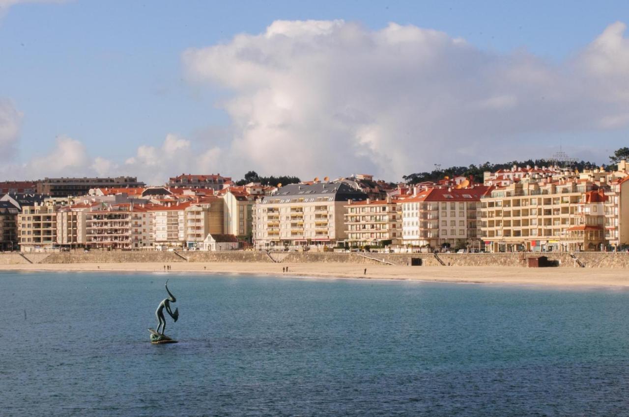 Apartamento Centro Sanxenxo Con Parking Gratis Exterior foto